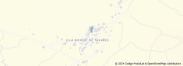 Mapa de Vila Mendo de Tavares