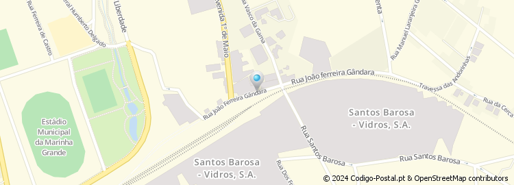 Mapa de Rua João Ferreira Gândara