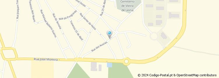 Mapa de Rua Jorge Custódio Grácio