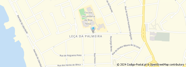 Mapa de Apartado 3001, Matosinhos