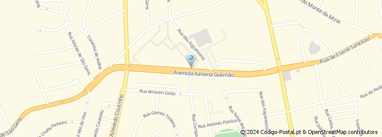 Mapa de Avenida Xanana Gusmão