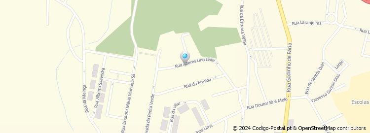 Mapa de Rua Alferes Lino Leite