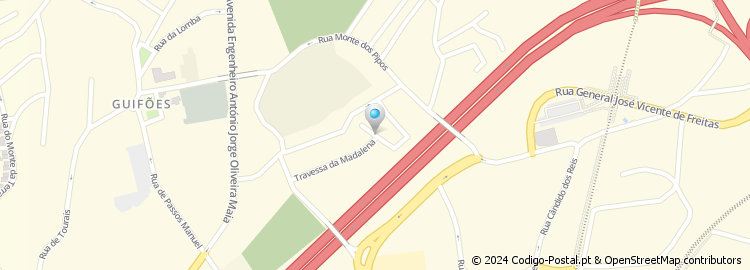 Mapa de Rua da Madalena