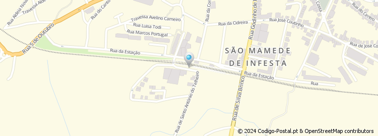 Mapa de Rua de Santo António do Telheiro