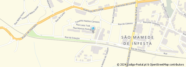 Mapa de Rua de Sousa Carvalho