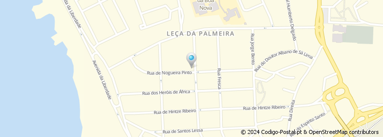 Mapa de Rua Nogueira Pinto