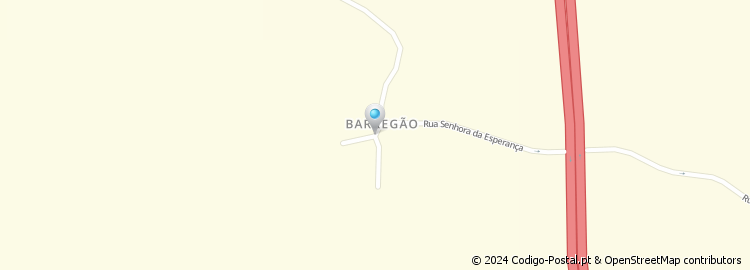 Mapa de Barregão