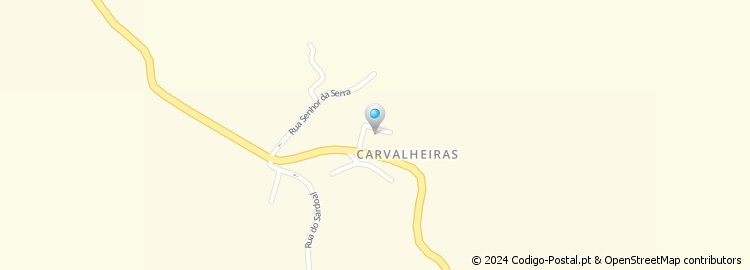 Mapa de Carvalheiras