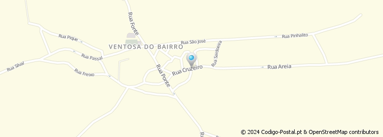 Mapa de Rua do Cruzeiro