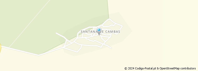 Mapa de Santana de Cambas