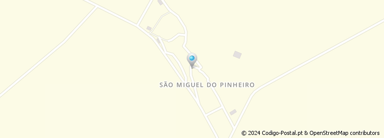 Mapa de São Miguel do Pinheiro