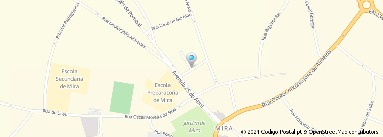 Mapa de Rua Anibal Milheirão