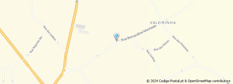 Mapa de Rua Bernardino Machado