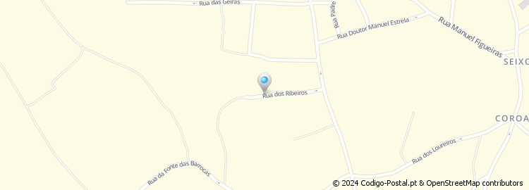 Mapa de Rua dos Ribeiros