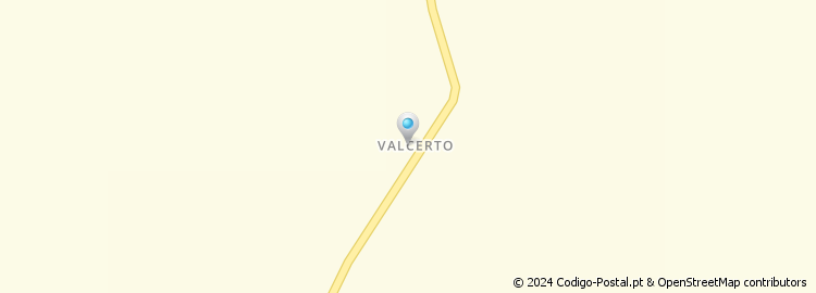 Mapa de Valcerto