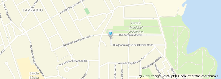 Mapa de Rua Agostinho Neto