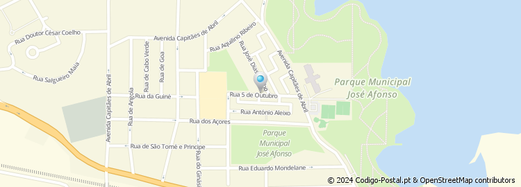 Mapa de Rua Amílcar Cabral