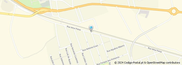 Mapa de Rua Artur Paiva