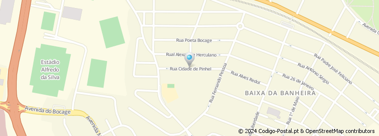 Mapa de Rua Cidade de Pinhel