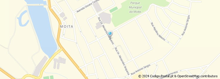 Mapa de Rua Doutor Alexandre Sequeira