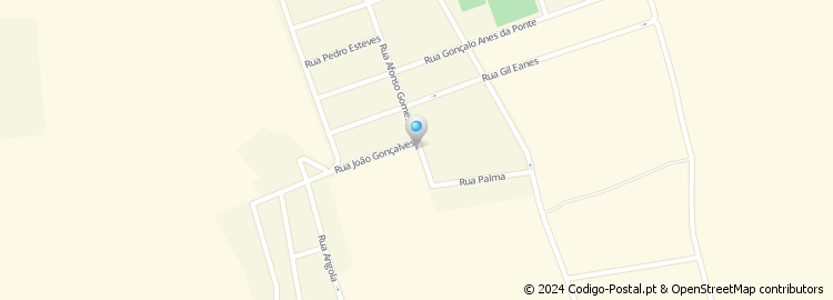 Mapa de Rua Projectada à Rua 25 de Abril