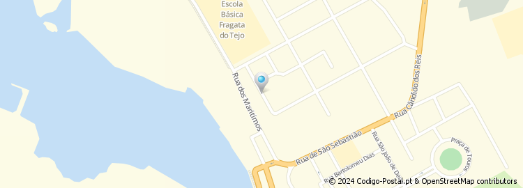 Mapa de Rua Sophia de Mello Breyner