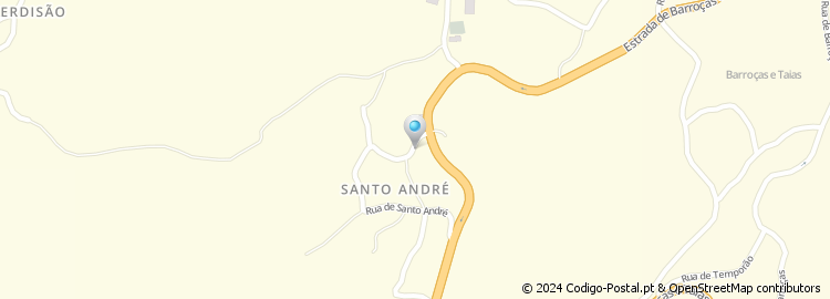 Mapa de Quinta de Santo Andre