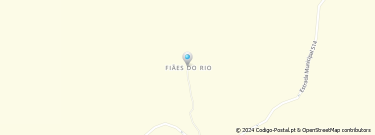 Mapa de Fiães do Rio