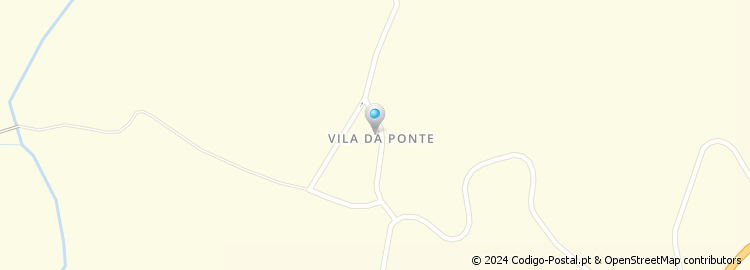 Mapa de Vila da Ponte