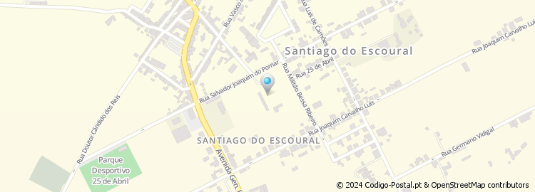 Mapa de Rua Joaquim Carvalho Luis
