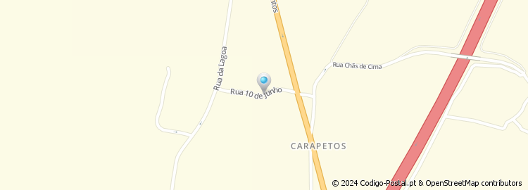 Mapa de Rua Chefe Santos