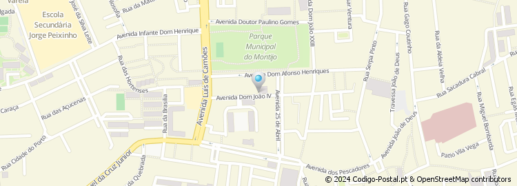 Mapa de Avenida Dom João IV