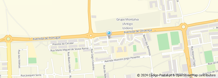 Mapa de Rua Carlos Gonçalves