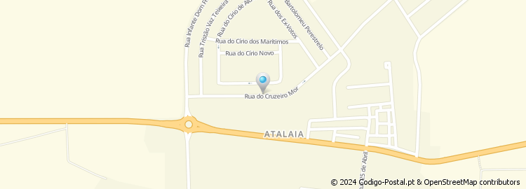 Mapa de Rua do Cruzeiro Mor