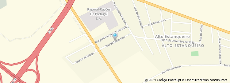 Mapa de Rua Gil Fernandes