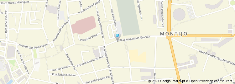 Mapa de Rua Joaquim de Almeida