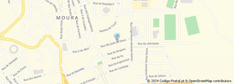 Mapa de Rua São João de Deus