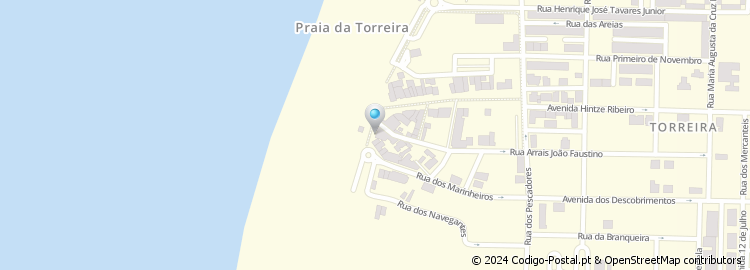 Mapa de Avenida António Augusto Valente de Almeida