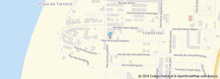 Mapa de Rua Arrais João Faustino