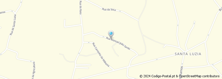 Mapa de Rua Manuel João Sardo