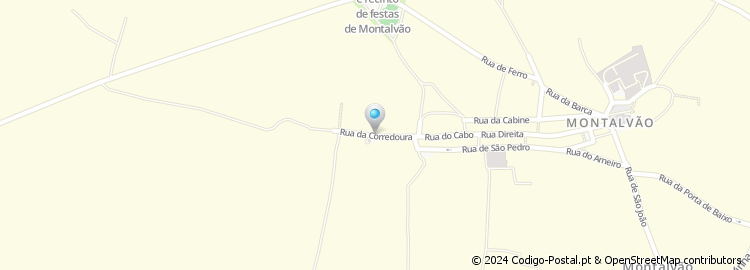 Mapa de Rua da Corredoura