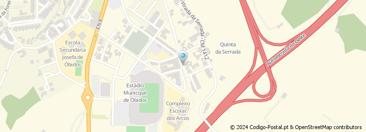 Mapa de Rua António de Oliveira Bernardes