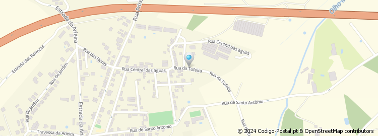 Mapa de Rua da Tofeira