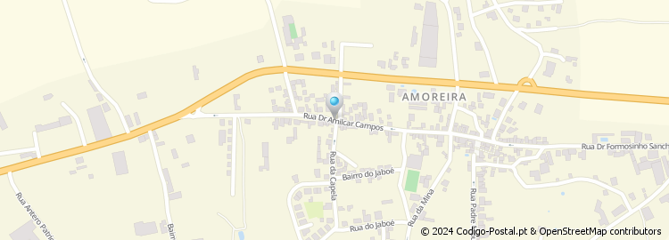 Mapa de Rua Doutor Amílcar Campos