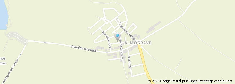 Mapa de Cagarrão de Almograve