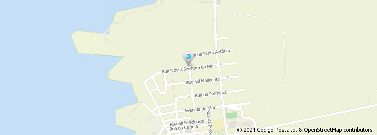 Mapa de Rua de Nossa Senhora do Mar