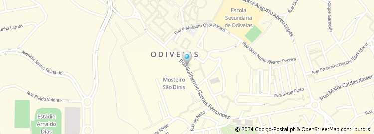 Mapa de Avenida Doutor Augusto Pais Martins