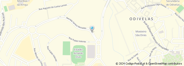 Mapa de Avenida Reinaldo dos Santos