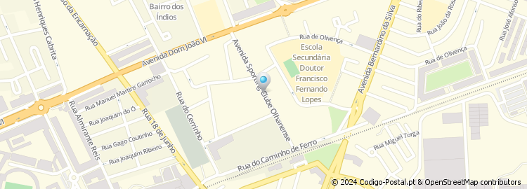 Mapa de Avenida Sporting Clube Olhanense