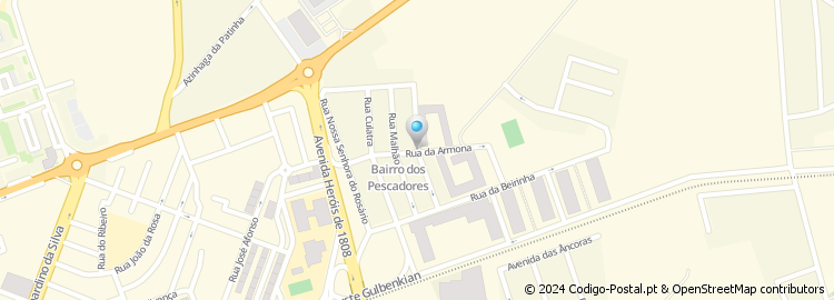 Mapa de Rua Bernardo Sassetti